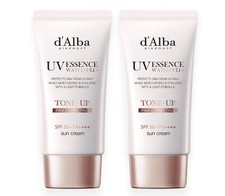 D'ALBA Waterfull UV Essence Tone-Up Sun Cream Pink Correcting 50ml 50ml Duo SET