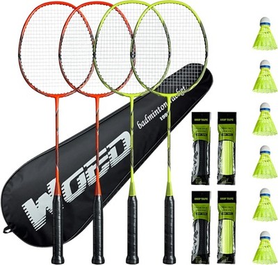 Professional Carbon Fiber Badminton Rackets Badminton Racquet for Backyards Gym