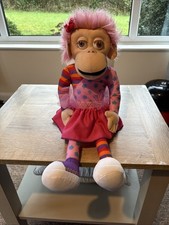 Zingzillas Panzee monkey Plush, Soft Toy BBC CBEEBIES 2009 Approx 20" 