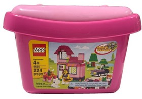 LEGO Bricks and more: Pink Brick Box (4625) Container + Lid ONLY EUC