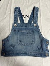 CHANEL Denim Bustier Top S Condition Authentic Japan