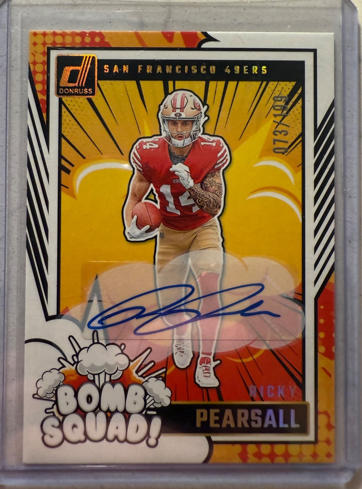 2024 Panini Donruss - Bomb Squad Ricky Pearsall #15 Autographs /199 (AU, RC)