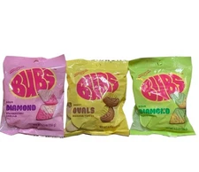 BUBS Sour Tutti Frutti Banana Toffee Strawberry Vanilla Swedish Candy Lot of 3
