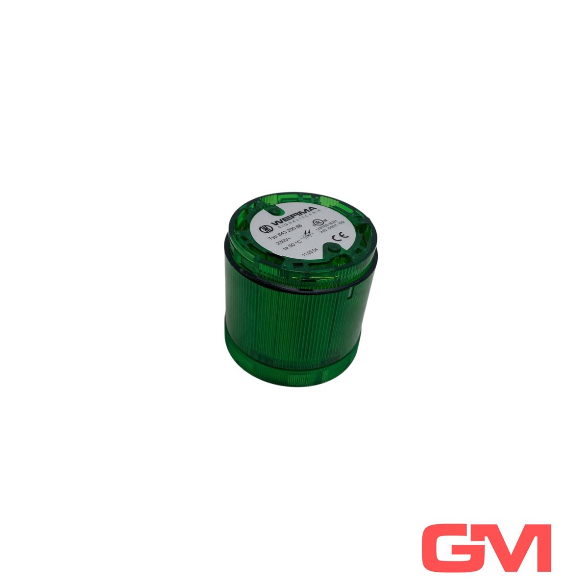 Werma LED Permanent Light Element 230VAC GN Light Element 843.200.68 84320068