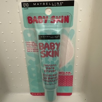 Maybelline Baby Skin Instant Pore Eraser Primer 010 Clear 0.67 Fl Oz New in pack