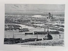 1880 View Of Nizhny Novgorod, Russia, Original Antique Print