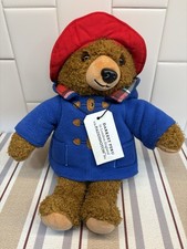 Paddington Bear Soft Toy Rainbow Designs 2022 - 25cm Classic Red Hat Blue Coat