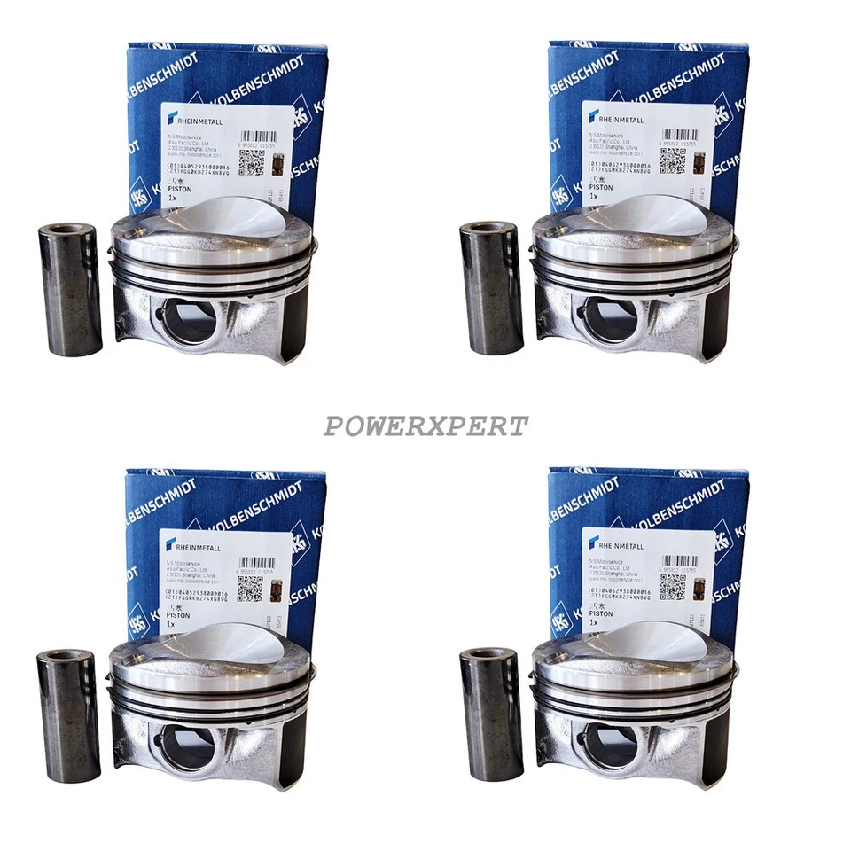 06J198151E 4pcs KS OEM Piston Set 23mm For 2010-2011 Audi A3 S3 A4 A5 S5 TT CDAA - Image 3 of 4