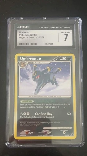2008 Pokemon Diamond & Pearl Majestic Dawn #32 Umbreon Foil CGC 7