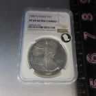1987-S $1 Proof American Silver Eagle NGC PF69 Ultra Cameo