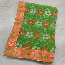 Indian Ethnic Bridal Dupatta Sequins Beaded Scarf Georgette Veil Stole Hijab L