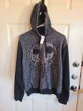 disney nightmare before christmas Jack Skellington Zip Up Hoodie Size S