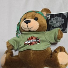 Harley-Davidson Manifold Max Plush Bear 1998 with Shirt, Bandana, Hang Tag