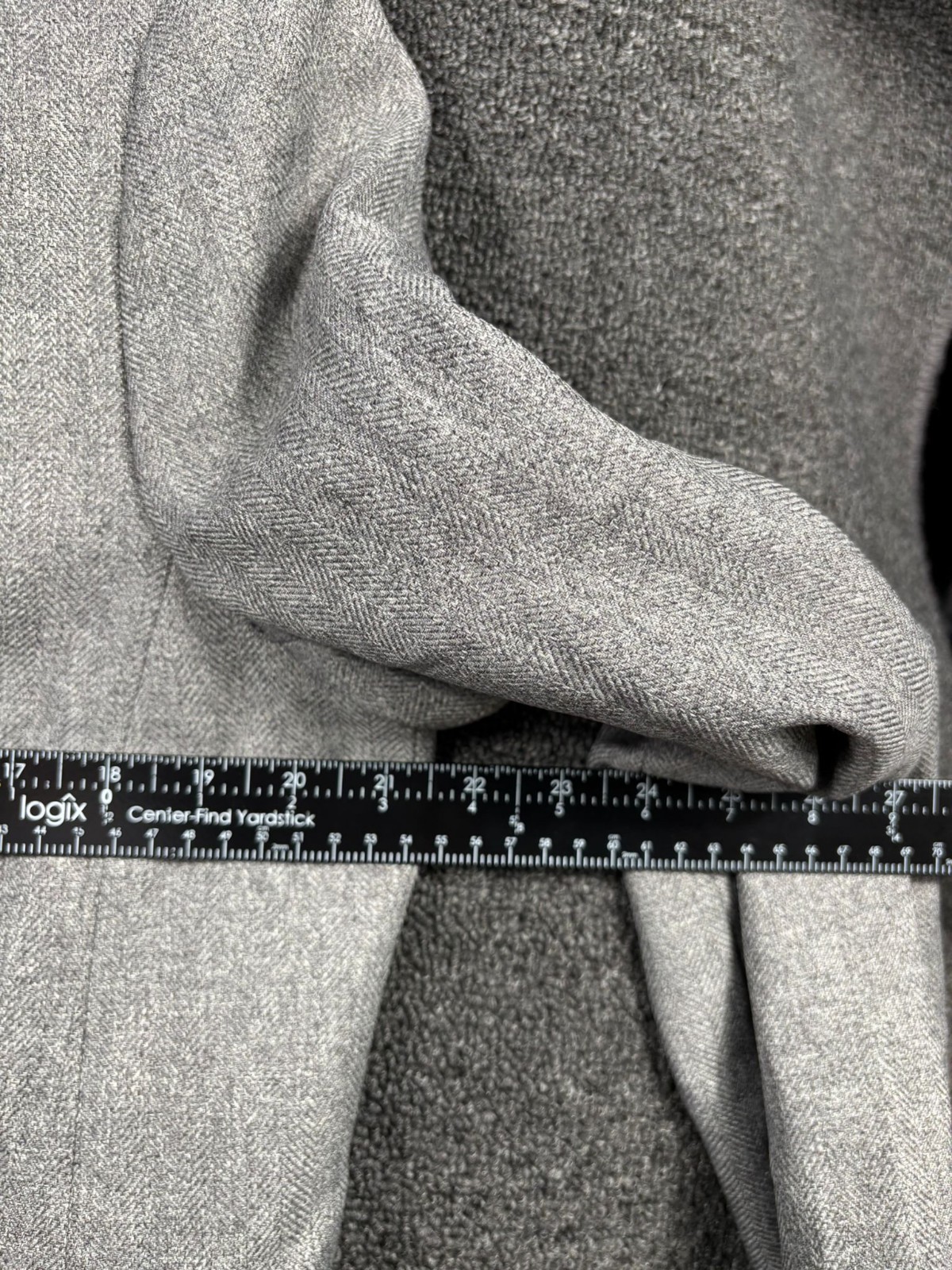 Le Suit Blazer Suit Jacket Womens Size 16 Gray Single Breasted 2 Buttons Casual