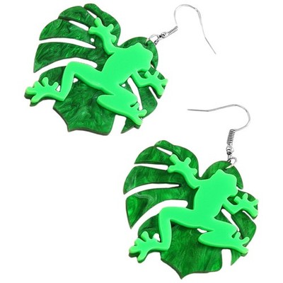 Frosch Ohrringe Fräulein Damen Froschschmuck Froschohrringe Für Frauen