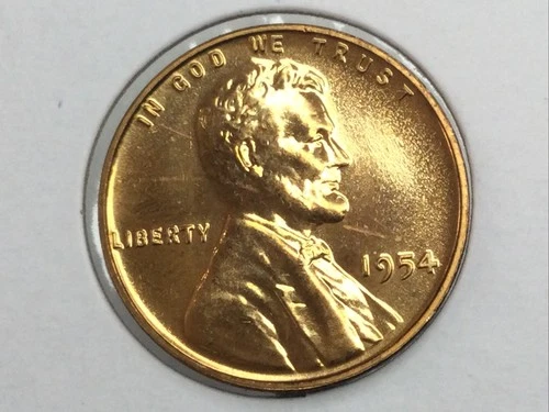 1954 & 1956 Proof Lincoln Cent pair