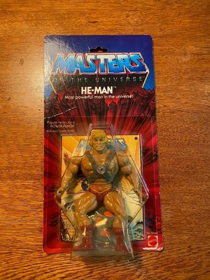 Vintage MOTU HE-MAN Action Figure   Masters of the Universe   MOC Sealed - 1982