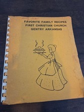 First Christian Church, Gentry Arkansas, Cookbook Home Cooking #S113