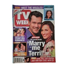 TV Week Vintage Magazine Nov. 16-22, 2002 Avril Lavigne Pin-Up, All Saints
