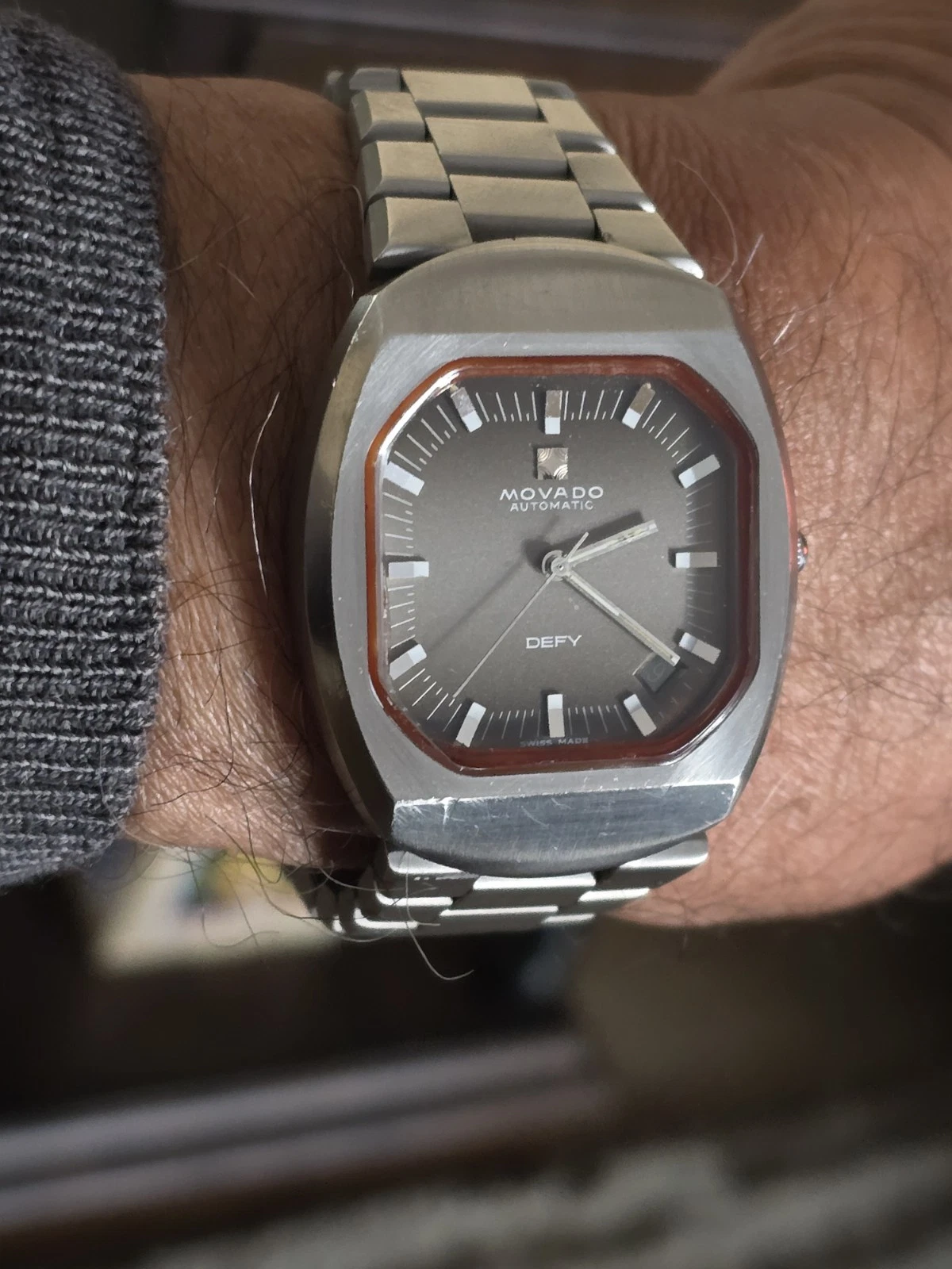 Zenith — Movado Defy Zenith CAL 2572 PC  37mm Automatic Gray Dial  , 01 0020 380