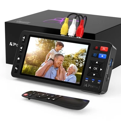 VD20P Convertisseur VHS vers numérique avec écran HD de 5 Pouces - Photo 1/4