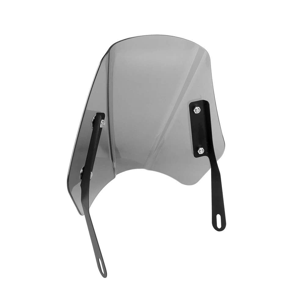 Round Motorcycle Windshield Windscreen 5-7'' Headlight Fairing For Yamaha Suzuki - Image 4 of 4