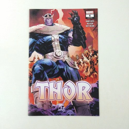 Thor #6 2nd Print Donny Cates Thanos NM+ (2020 Marvel Comics)