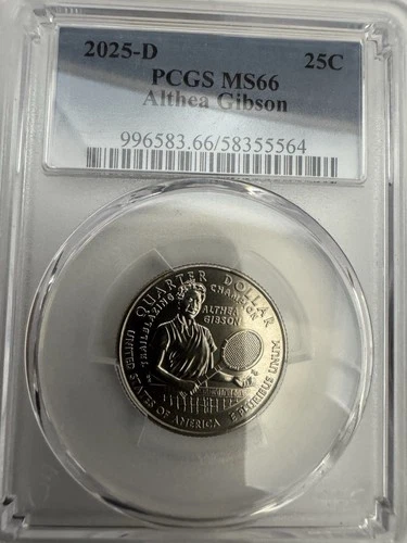 Photo of a 2025-D America the Beautiful Quarters from an eBay sale