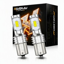 1156 7506 Strobe Blinking Flashing Led Reverse Backup Light Bulbs White 6500k