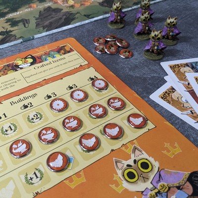 Root Brettspiel inspiriert inoffizielles Glas und Metall Token Pack