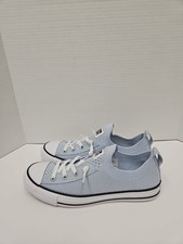 Converse Women's Chuck Taylor All Star Shoreline Knit Slip On Shoe, Blue Size 9