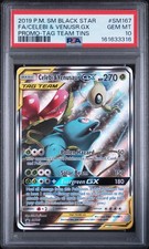 Pokemon Celebi & Venusaur Gx Black Star Promos SM167 Tag Team Tins PSA 10