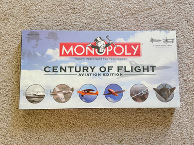NEW Monopoly Century of Flight Aviation Edition 2003 Factory Sealed NIB
