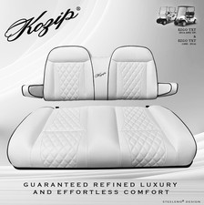 Kozip Ezgo Txt 1996-present Golf Cart Front Seatbackrest Cushion Set White Kozip Ezgo Txt 1996-present Golf Cart Front Seatbackrest Cushion Set White