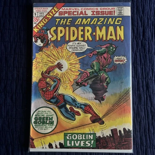 Amazing Spider-Man Annual #9 1973 Marvel Comics FN Comic Book Green Goblin