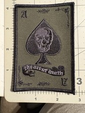 Ace Of Spades Card Of Death Patch Iron On/Sew...