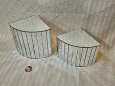 VINTAGE TRIPAR MIRRORED DISPLAY CABINET RISERS