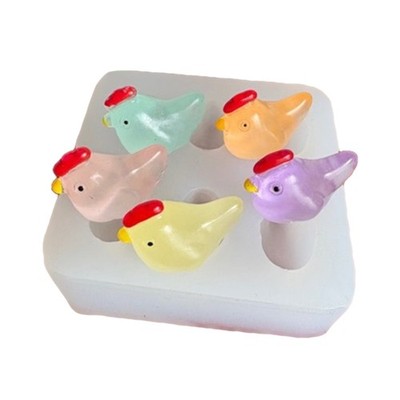 Chick Design Easy Releasing Kitchen Tool Small Embellishment Moulds for Crafting