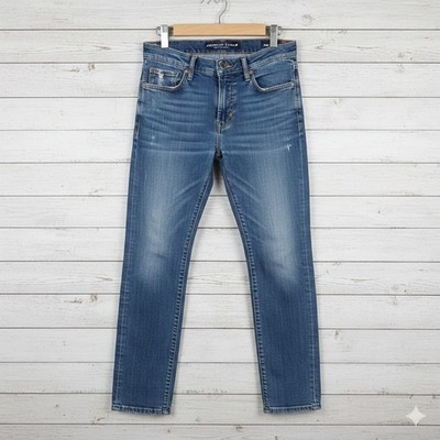 Blau W30 L30 Jeans 46 S Extreme Flex Stretch Slim Fit American Eagle