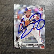 CARSON FULMER SIGNED In Person Autographed 2017 Bowman RC Rookie