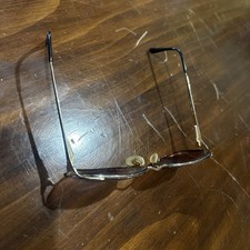 Marchon Tres Jolie 5, Ebony 135 Gold metal eyeglass frame