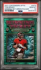 Tom Brady /30 Winning Ticket Green Pulsar PSA 10 2021 Contenders Optic