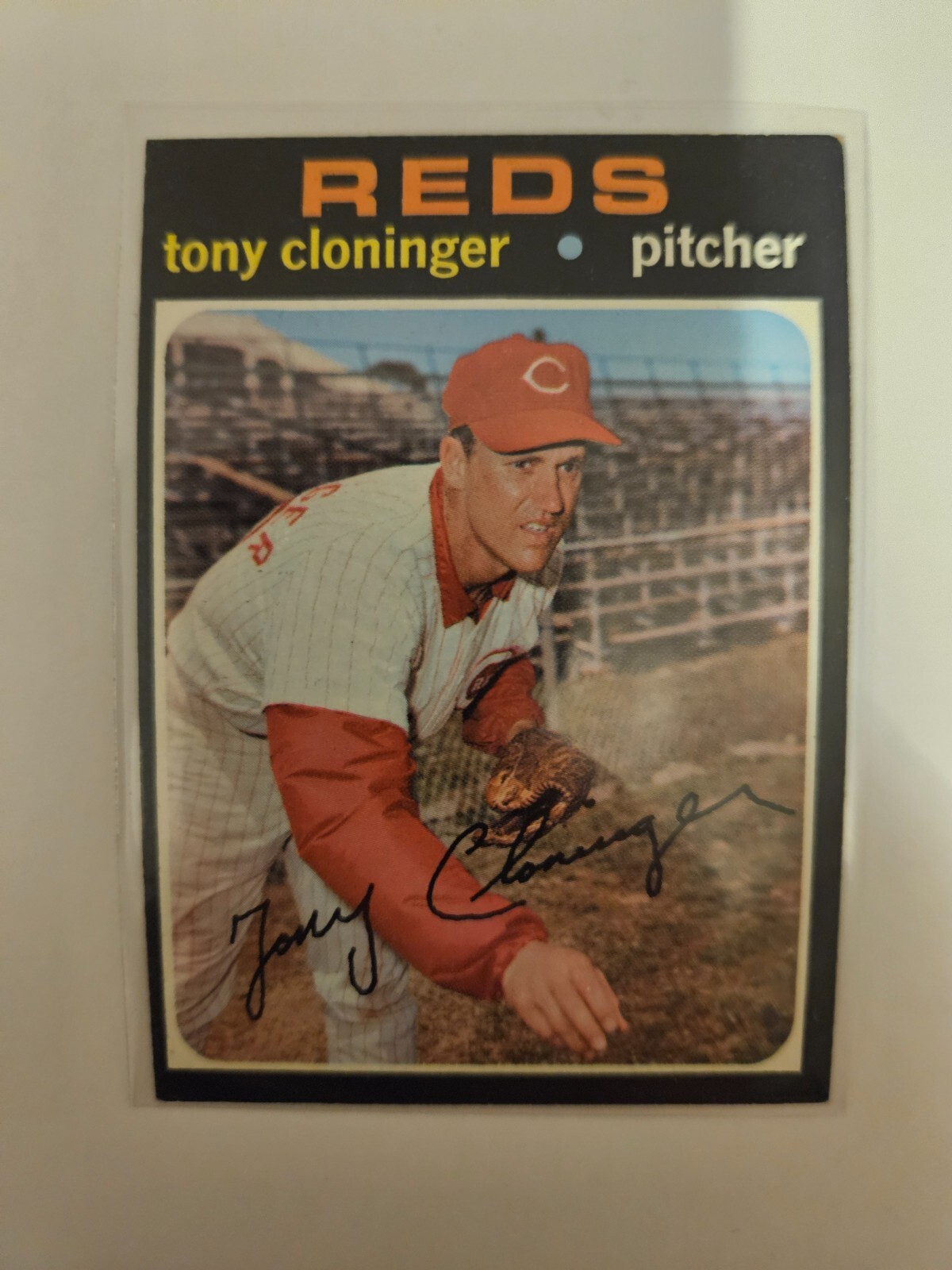 1971 TOPPS TONY CLONINGER #218 EX/MT COMBINED SHIPPING