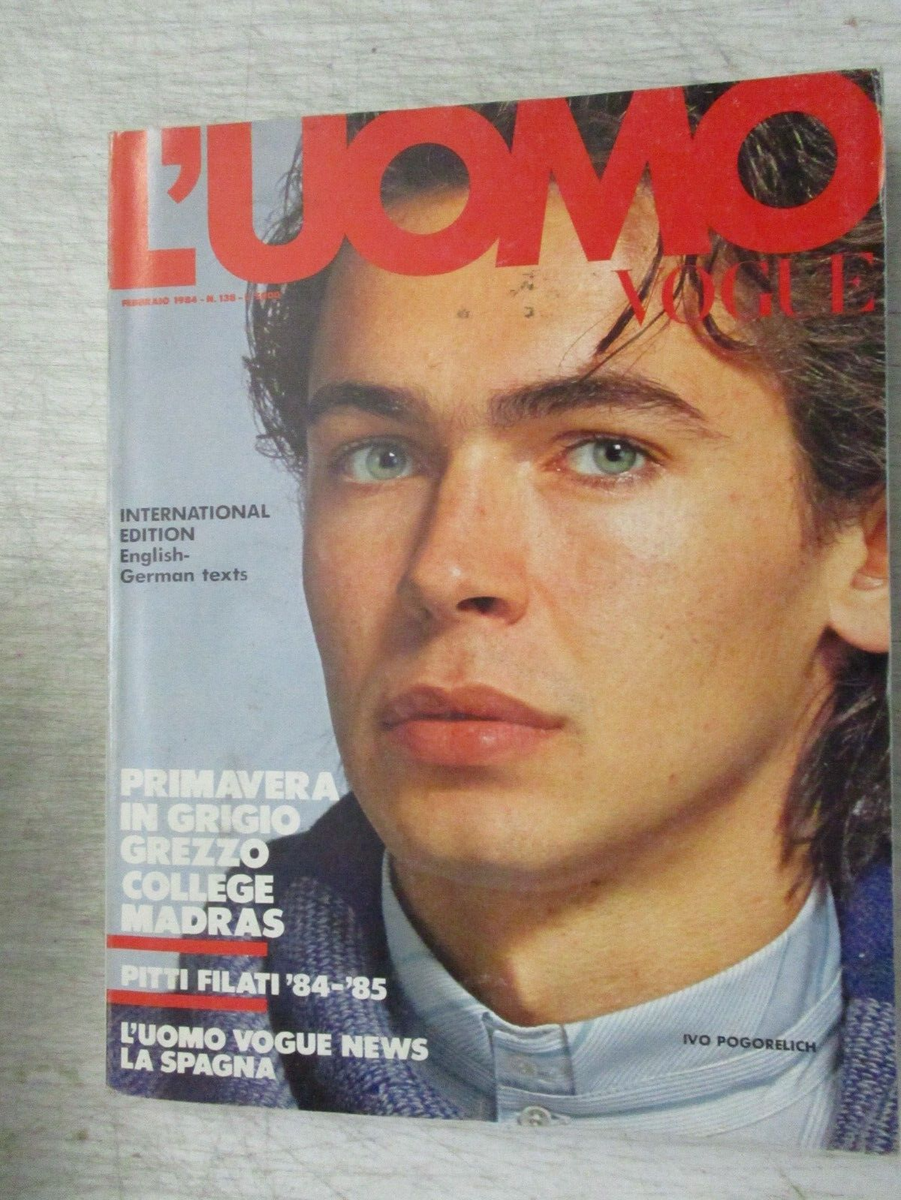 L'UOMO VOGUE MAGAZINE INTERNATIONAL EDITION FEBRUARY 1984