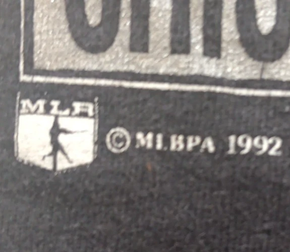 Vtg Frank Thomas Chicago White Sox Nutmeg Mills Kids Small Black T Shirt 1992 - Image 4 of 4