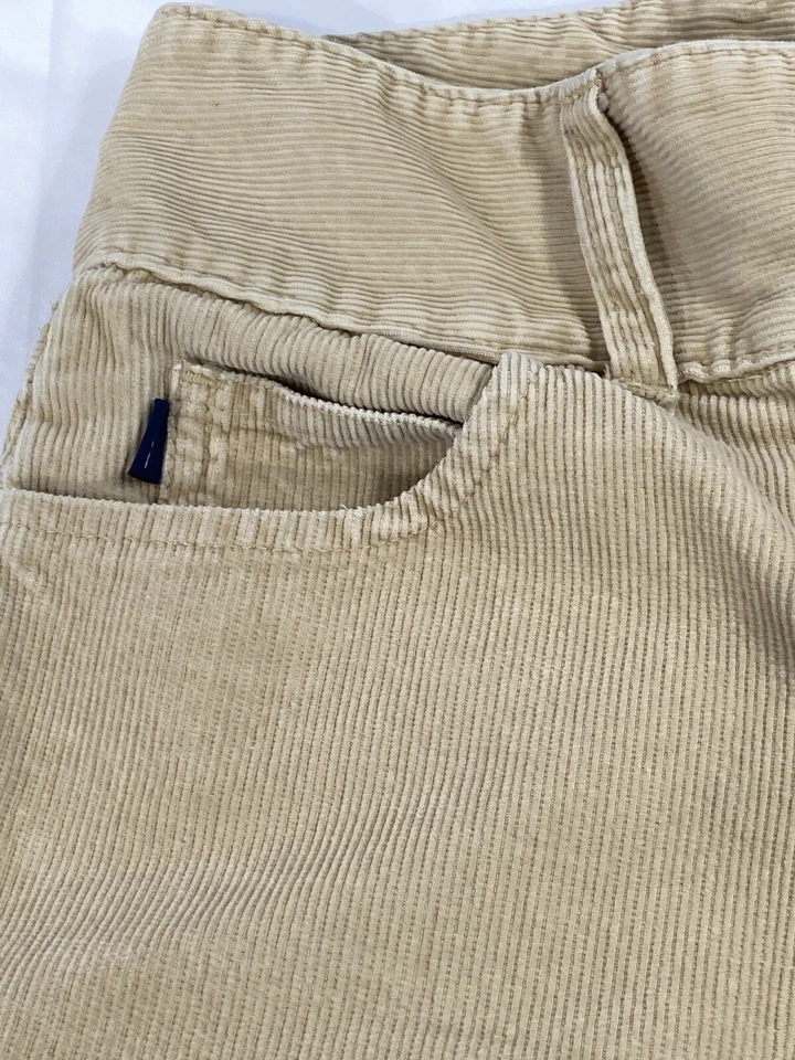 Girl Size 8 Jeans Tan Corduroy 100% Cotton Boot Slit Canyon River Blues - Image 4 of 4