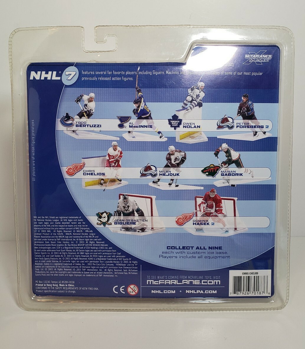 Detroit Red Wings - Chris Chelios NHL Series 7 - McFarlane Toys | eBay
