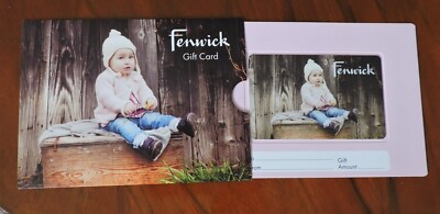 FENWICK UK GESCHENKKARTE MIT ORDNER. KEIN WERT. SAMMLERSTÜCK KONVOLUT 6