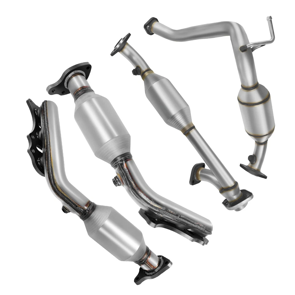 4x Catalytic Converters For 2003-2009 Toyota 4Runner 2007-2009 Toyota FJ Cruiser Foto 2 de 4
