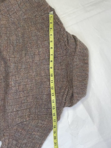 De Colección Lord Jeff Lana Británica Cuello de Lana Estambre Fino Chal Suéter Para Hombre Lg Marrón - Imagen 9 de 12